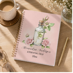 Agenda Aceites Esenciales de Aromaterapia Floral de Rosa