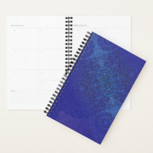 Agenda Aceptación Medallones Blue Indigo Violet Boho