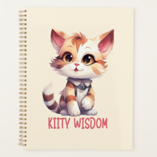 Agenda Actitud de gato despreocupada - Diseño felino lúdi