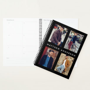 Agenda Actor Model 4 Photo Planner Black