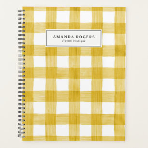 Agenda Acuarela Amarilla Búfalo Cuadro Personalizado