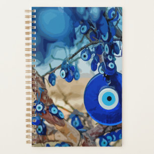 Agenda Acuarela de árbol decorada con nazares