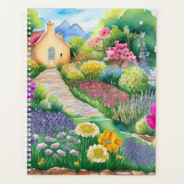 Agenda acuarela inspirada en Bridgerton Floral romántica