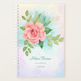Agenda Acuarela Lilac Turquoise Ombre Rosa