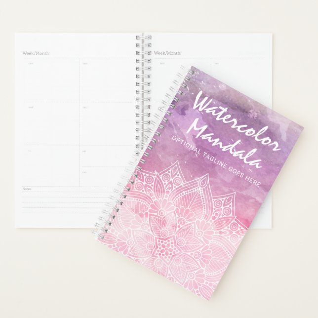 Agenda Acuarela Mandala Curación Holística y Espiritual (Demostración)