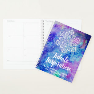 Agenda Acuarela Mandala Yoga espiritual metafísico