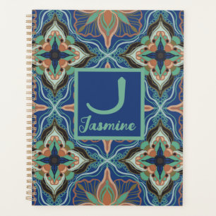 Agenda Acuarela marroquí Marrakech floral personalizada