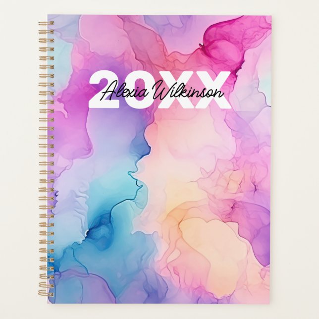 Agenda Acuarela Pastel (Anverso)