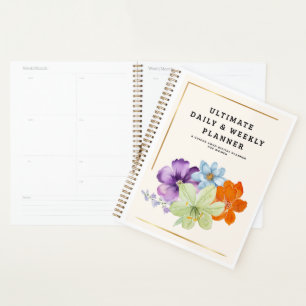 Agenda ADHD Daily-Weekly Planner for Women 