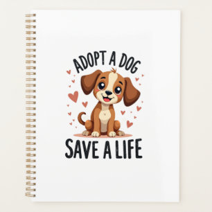 Agenda Adopta un perro salva una vida vintage cachorro li