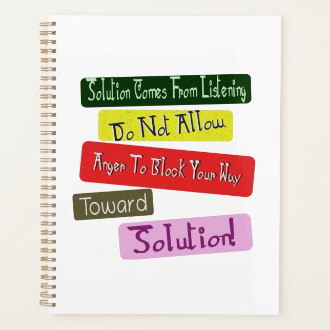 Agenda ¡Adopte Una Relación Amada Hacia La Solución! Comp (Anverso)