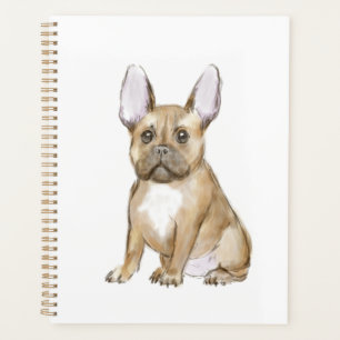 Agenda Adorable cachorro de bulldog francés
