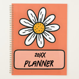 Agenda Adorable Daisy Pattered | Texto de año personaliza