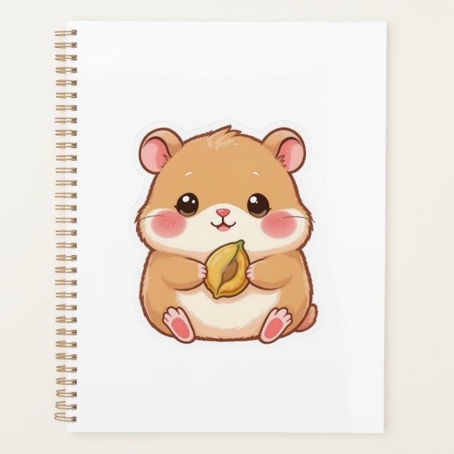 Agenda Adorable Kawaii Chibi Hamster (Anverso)
