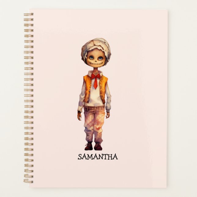 Agenda Adorable Kid Zombie - Cute Halloween (Anverso)