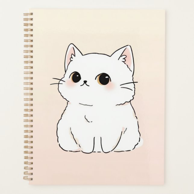 Agenda Adorable Kitten Weekly & Monthly Planner (Anverso)