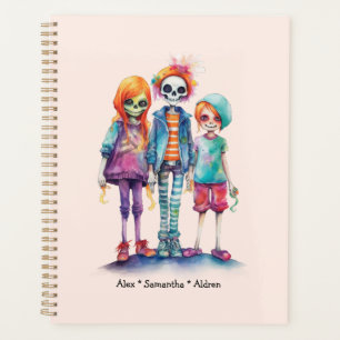 Agenda Adorable Pastel Zombie Trio - Cute Halloween