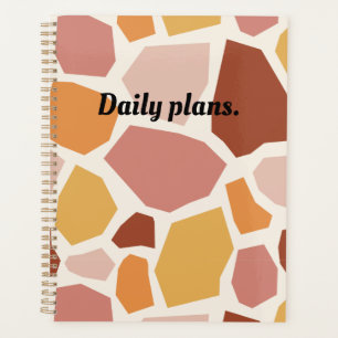 Agenda Adorable Piedras Coloridas