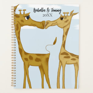 Agenda Adorables amantes de la jirafa
