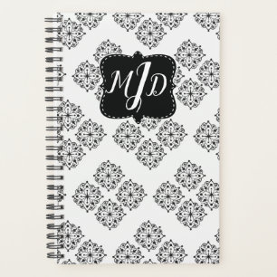 Agenda Adorno Mandala de Monograma Moderno Yoga