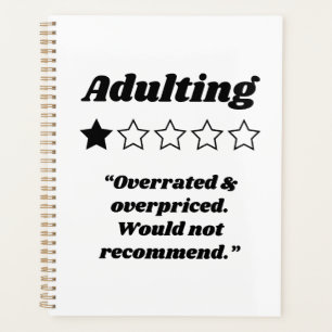 Agenda Adulto a One Star Review