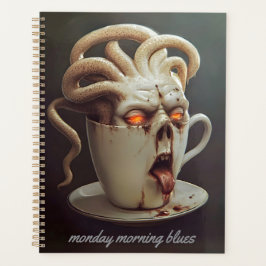 Agenda advertencia de nivel de cafeína del lunes por la m