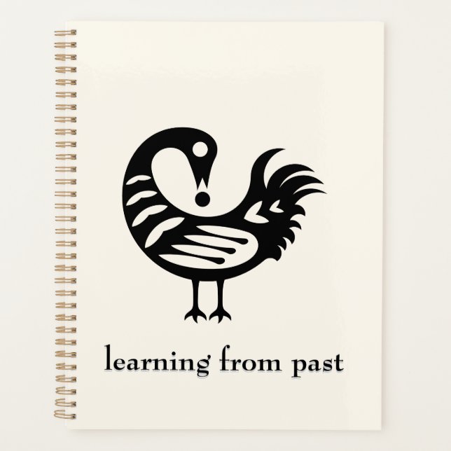 Agenda African Adinkra Symbol sankofa Planner (Anverso)