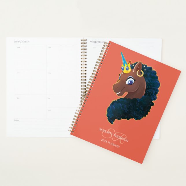 Agenda Afro Unicornio | Mágico (Demostración)
