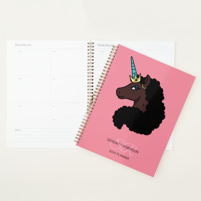 Agenda Afro Unicornio | Mágico (Demostración)