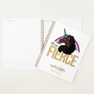 Agenda Afro Unicornio Mágico - Siempre Feroz
