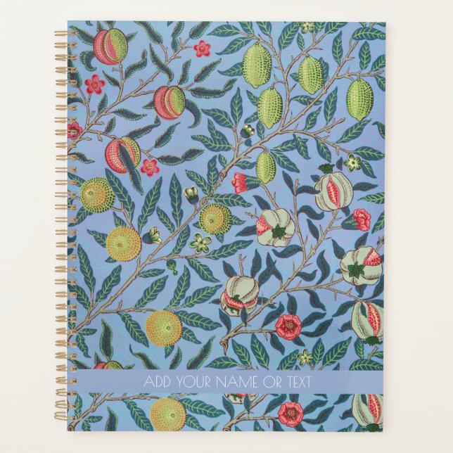 AGENDA AGENDA: WILLIAM MORRIS : POMEGRANADOS AZULES (Anverso)
