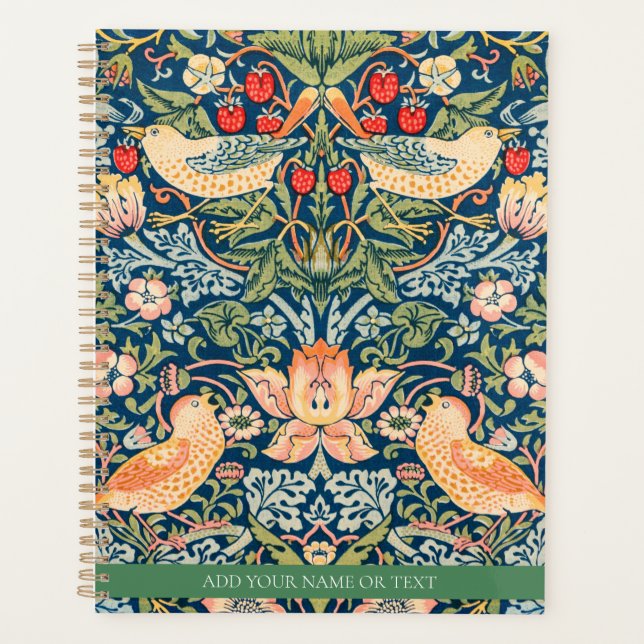 AGENDA AGENDA: WILLIAM MORRIS : STRAWBERRY THIEVES (Anverso)