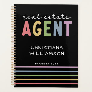 Agenda Agente inmobiliario de nombre personalizado Rega