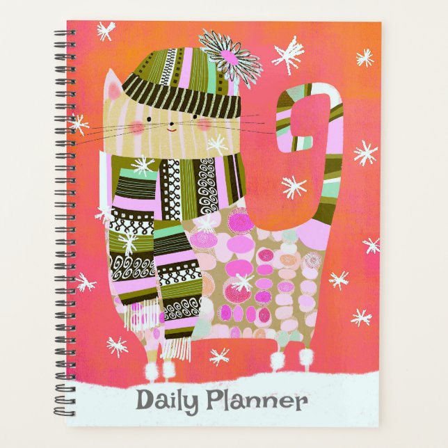 Agenda Agradable Cat Daily Planner (Anverso)