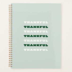 Agenda Agradecimiento, Gratitud, Verde
