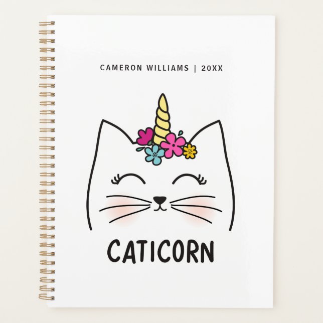 Agenda Agrega tu nombre | Caticorn (Anverso)