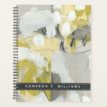 Agenda Agrega tu nombre | Citron Mist<br><div class="desc">Citron Mist III por June Erica Vess. Presenta tonos amarillos y grises para crear un diseño abstracto.</div>