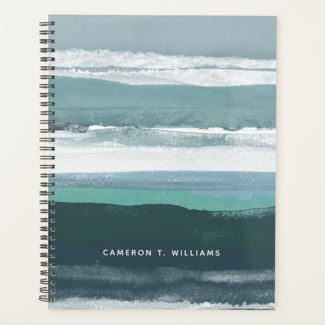 Agenda Agrega tu nombre | Mar Verde azulado (Anverso)