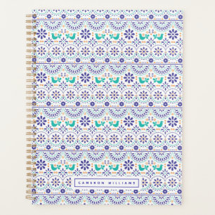 Agenda Agrega tu nombre   Patrón de arte folclórico mex