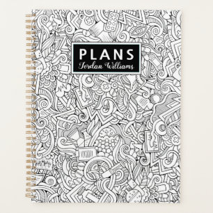 Agenda Agrega tu nombre Patrón de B&W médico