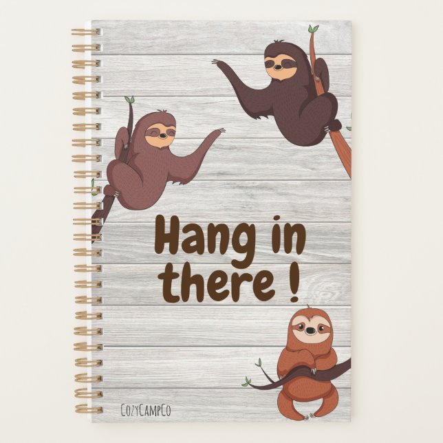 Agenda ¡Aguanta! - Sloth Planner (Anverso)