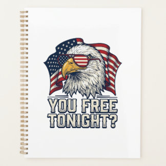 Agenda Águila Patriótica Estás Libre Esta Noche Camiseta