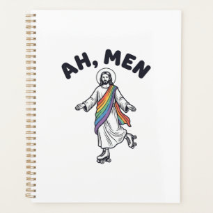 Agenda Ah Hombres Patinaje En Línea Fe Diseño Vectorial_1