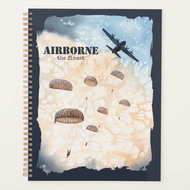 Agenda Airborne El Mejor Salto De Paracaidistas Personali (Anverso)