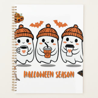 Agenda aison Halloween – fantômes café mignons