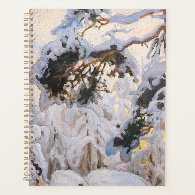 Agenda Akseli Gallen-Kallela - Bosque en invierno (Anverso)