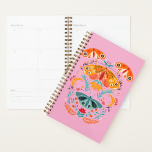 Agenda Alas encantadas Mariposa mágica de polilla