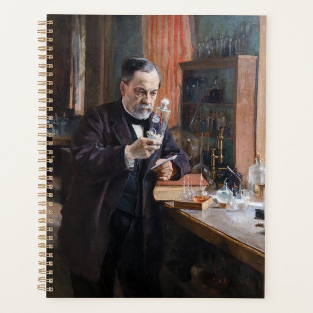 Agenda Albert Edelfelt - Retrato de Louis Pasteur (Anverso)