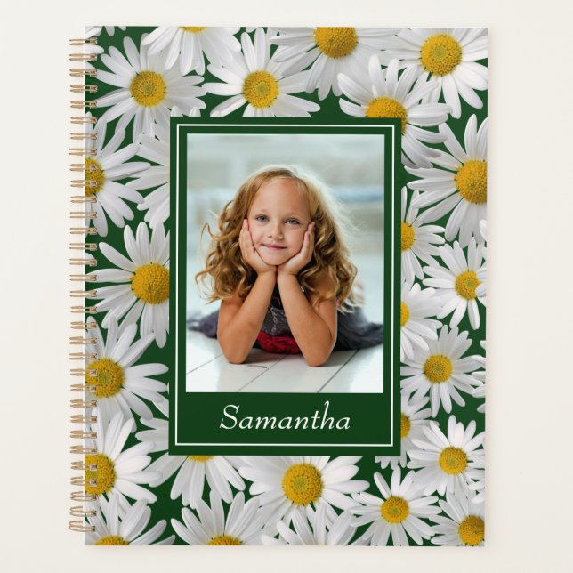 Agenda Alegre foto del Personalizado Bright Daisy - (Anverso)