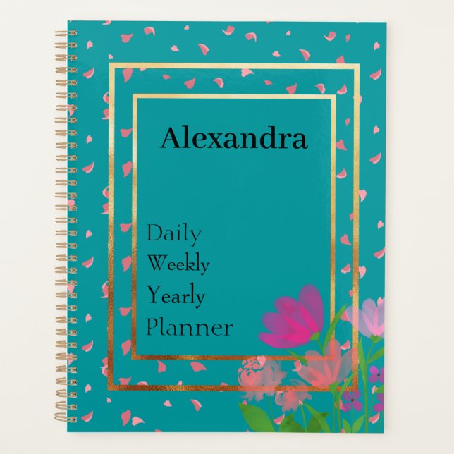 Agenda Alexandra elegante personalizado todos los días ca (Anverso)
